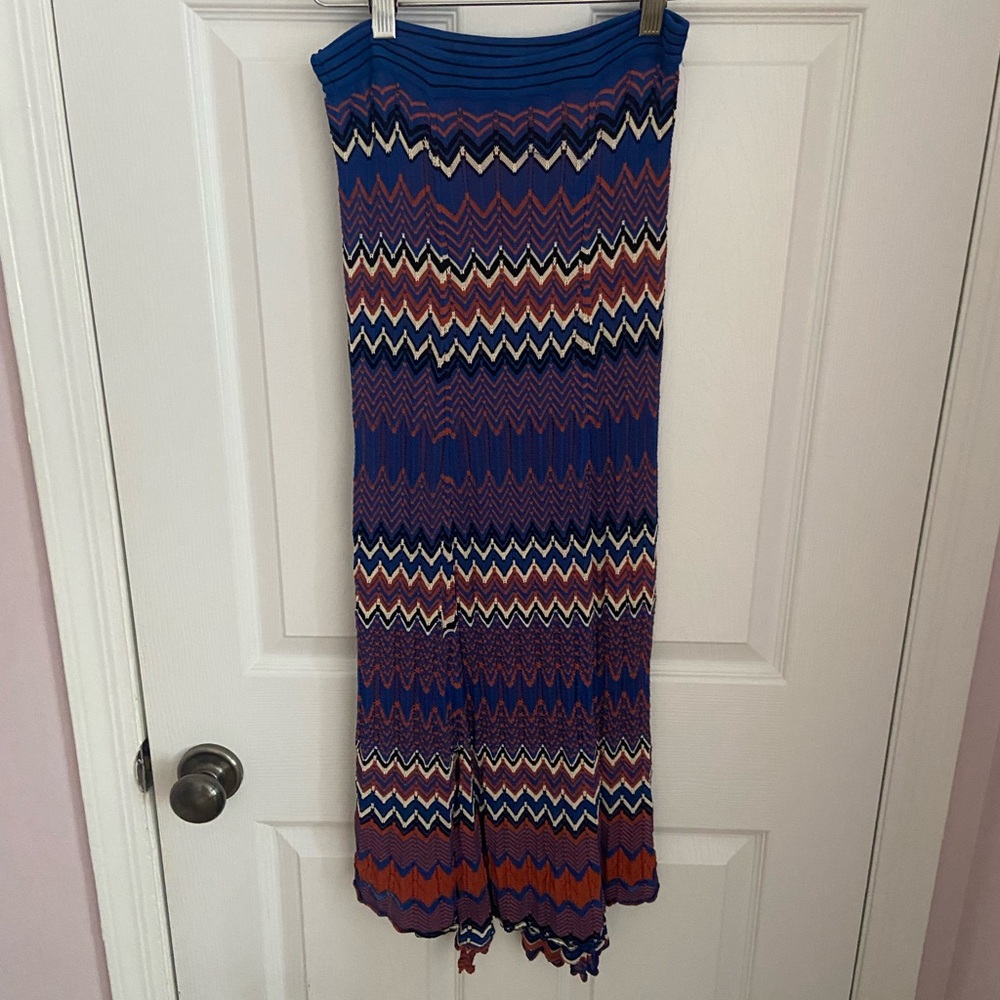 Sandro knit zigzag skirt
